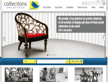 Tablet Screenshot of collectionsuncovered.com